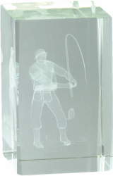 2100-24 Fishing glass CUB 8CM