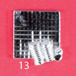 3341-13 Aplic resina Pintat 6CM