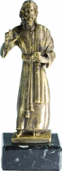 N001 Painted Christ, Imitation Bronze 20cm